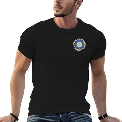 Indian Cricket Team Logo Tshirt Casual All Match Short Sleeve Tshirt