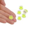 uxcell 6-Piece Round Bubble Level, 13x7mm, Mini Round Bullseye Level for Camera Tripods, Telescopes, Workshops, Turntables, and Picture Frames, Green