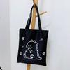 2023 Summer Canvas Tote Bag for College Students - Casual Single Shoulder Handbag