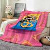Snack D Doritos Throw Flannel Throw Blanket Suitable for Sofa Living Room Bedroom