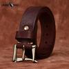 Мужской ремень в стиле ретро для спецодежды, ремень ручной работы с пряжкой, мужской бронзовый, быстрое снятие, быстрое решение
