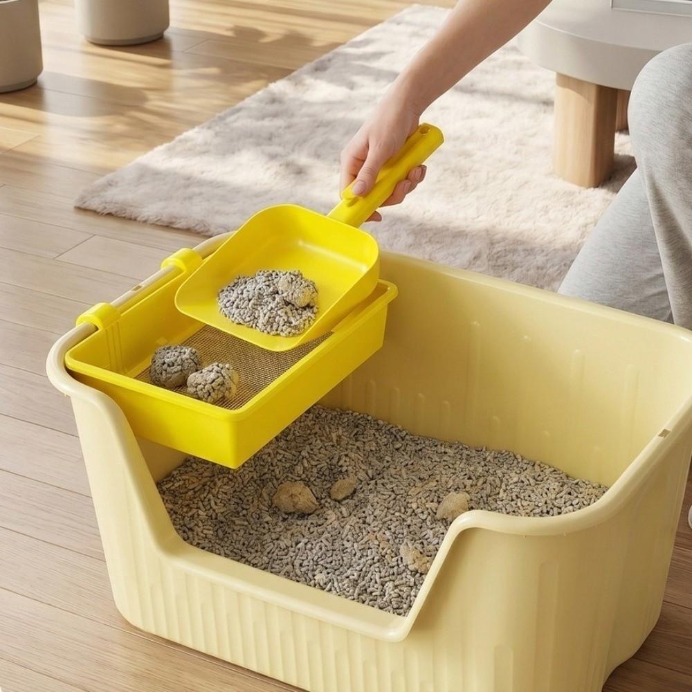 Efficient Hanging Cat Litter Sifter Fast Sifting Lazy Cat Cleaning Tool Daily Poop Scoop