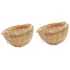 1/2/5Pcs 4inch Bamboo Bird Nest Handmade Bamboo Breeding House  Garden Home Decoration