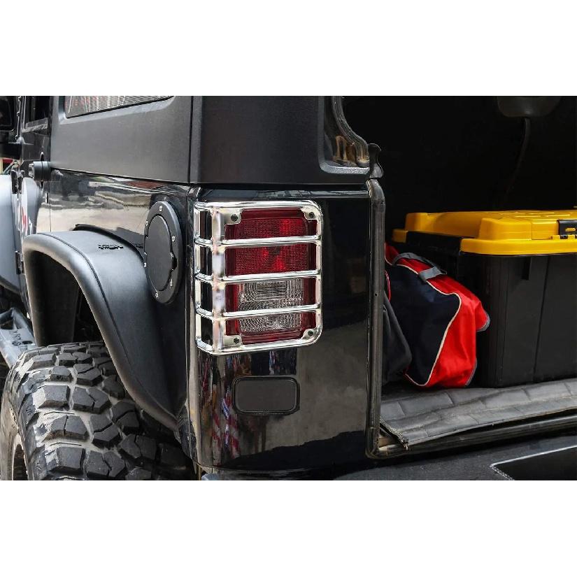 Светодиодный корпус для Jeep Wrangler JK 2007-2017, Защитная крышка для фары, указателя поворота, заднего фонаря