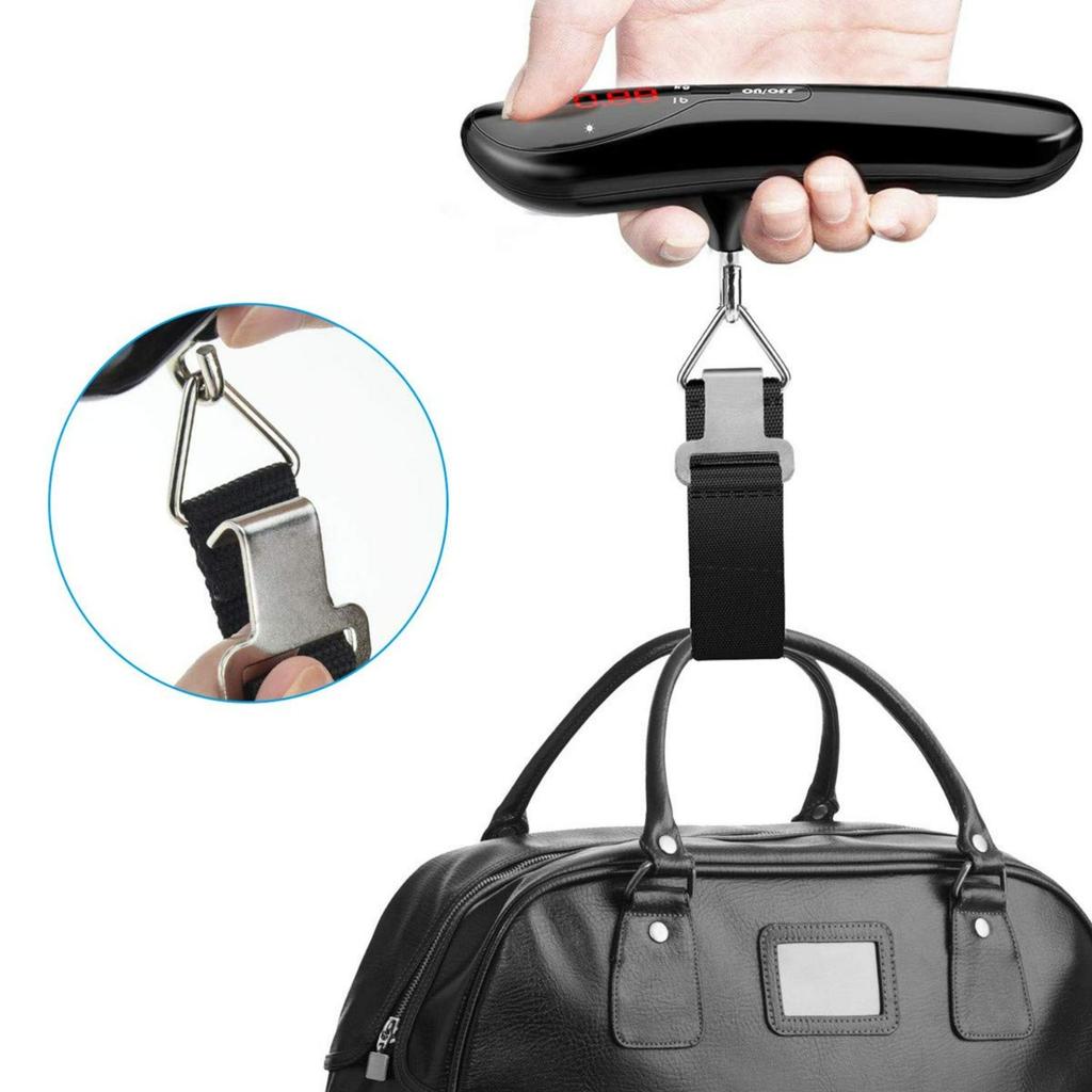 Digital Luggage Scale for Travel Essentials,Portable Handheld Digital Hanging Weight Scales for Travel Suitcase Hanging Postal Baggage