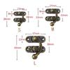 Застежка для подарочной коробки Чемоданы Деревянная коробка Замок Фурнитура Накидные защелки Скрытая застежка Замок-крючок Роговой замок