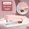 360° Rotating Stylish Labor-Saving Stapler, High-Value 12-Gauge for Office & Students