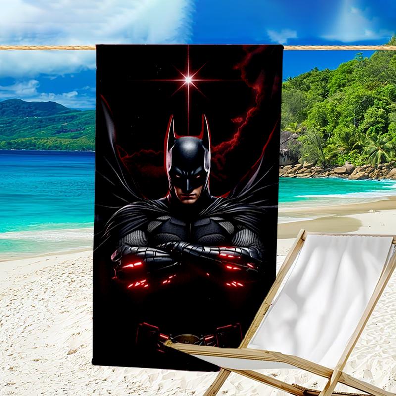 Dark Knight Rising Beach Towel - Soft, Absorbent Microfiber, Lightweight, Ideal for The Beach, Parties, Travel, Camping fan gifts