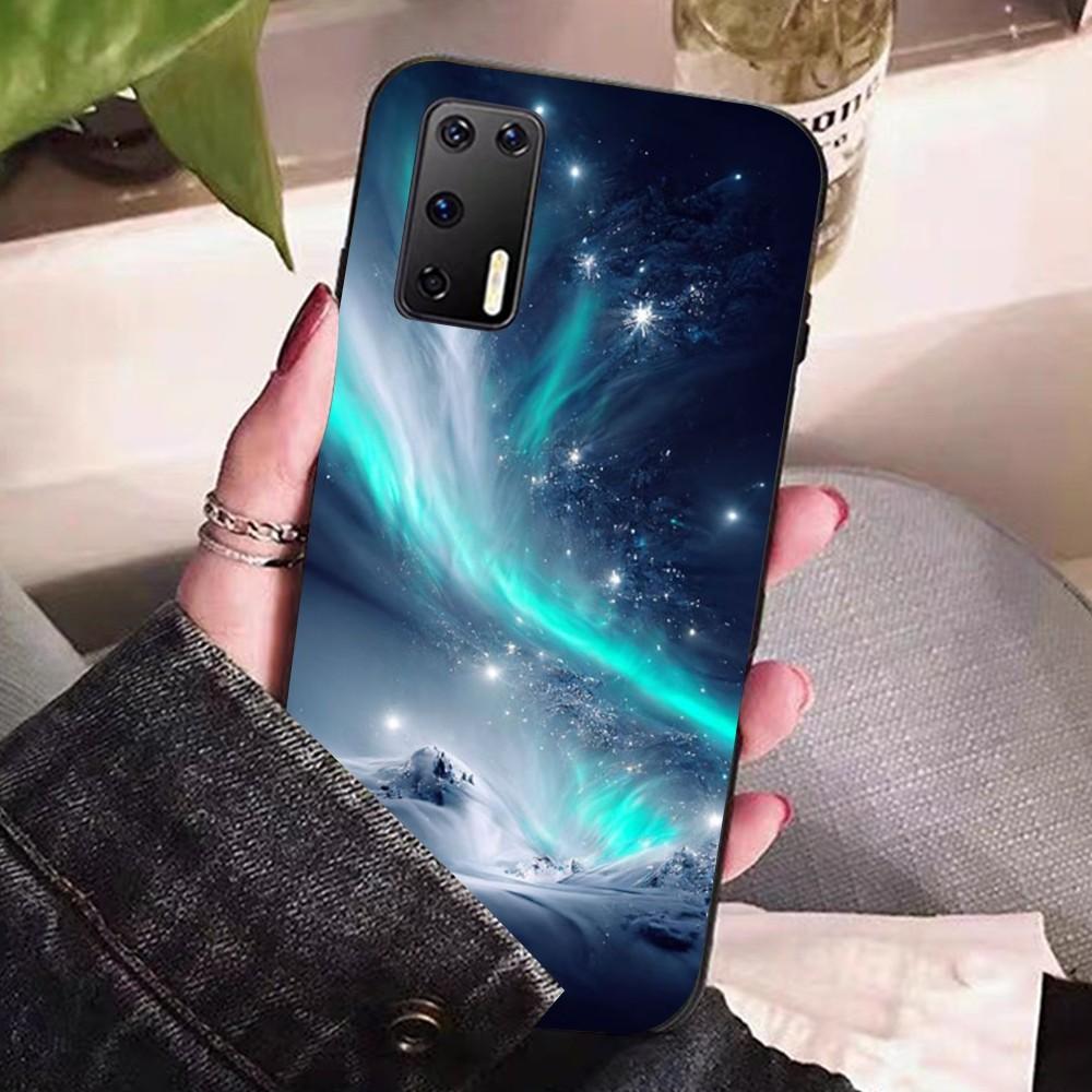 Красивый чехол для телефона с Северным сиянием Для Huawei P 8 9 10 20 30 40 50 Pro Lite Psmart Honor 10 Lite 70 Mate 20lite