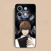 Чехол для мобильного телефона Death Note Кира Лайт для Xiaomi Redmi Note 14 13 12 11 S Pro Plus 4G 5G Цветной печатный чехол Чехол Красивый