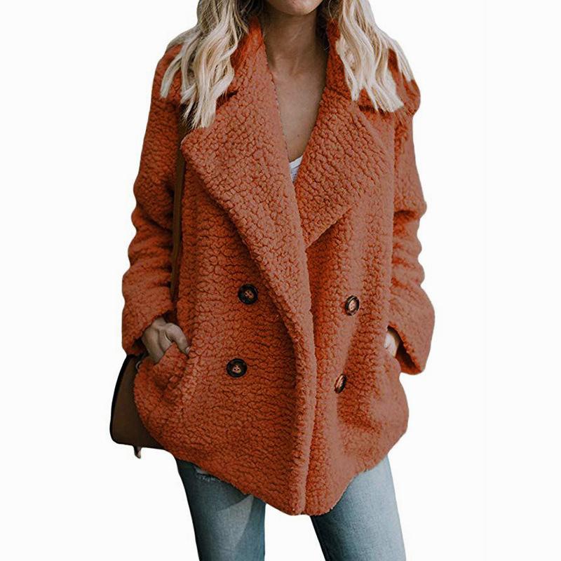 Soft Fluffy Fleece Jackets Women Faux Fur Warm Autumn Winter Teddy Casual Coat Overcoat Plus Szie