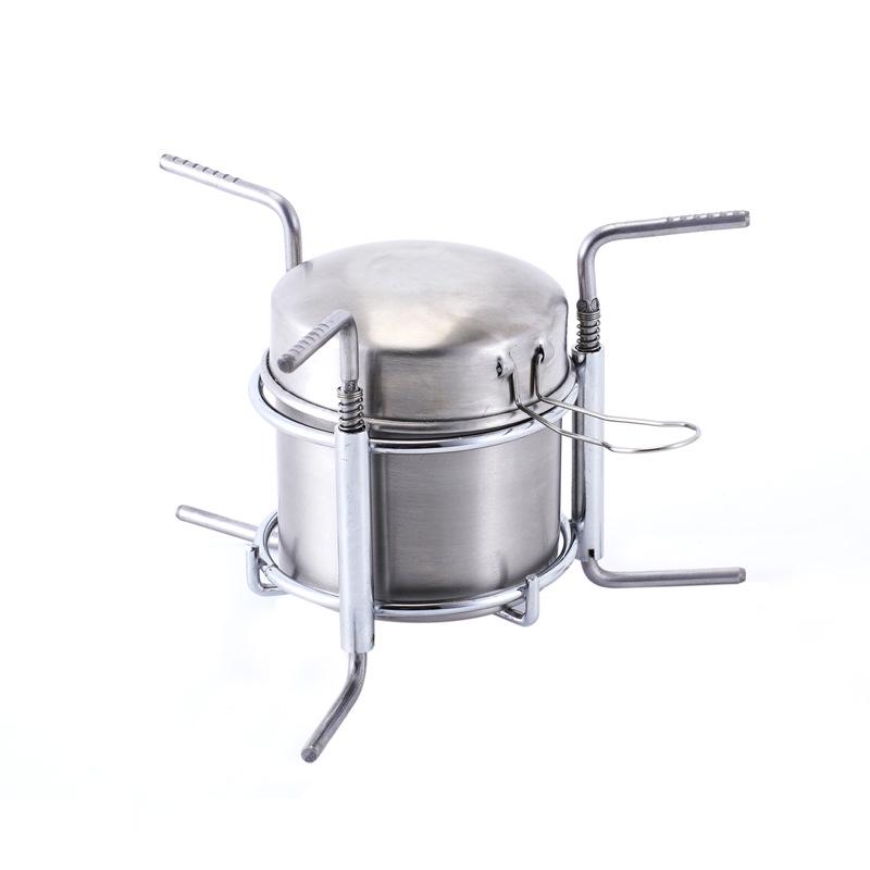 Уличная спиртовая горелка из нержавеющей стали, Портативная походная горелка на жидком топливе, Посуда для пикника, Горячий горшок