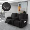8pcs/set Waterproof 2Seater Recliner Sofa Covers All-inclusive Loveseat Center Console Sofa Covers