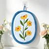 Flower Kitchen Cleaning Towel Tulip Absorbent Dishcloth Fashion Hand Towel  Restaurant