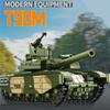 293PCS Military Army Equipment T-90M Tank Building Blocks Bricks Model Construction Toy Kit Kids Boys Christmas Educational Gifts