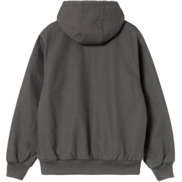 Carhartt WIP Active Classic Loose Warm Ribbed Hooded Zip Long Sleeve Jacket Men jackets I035891