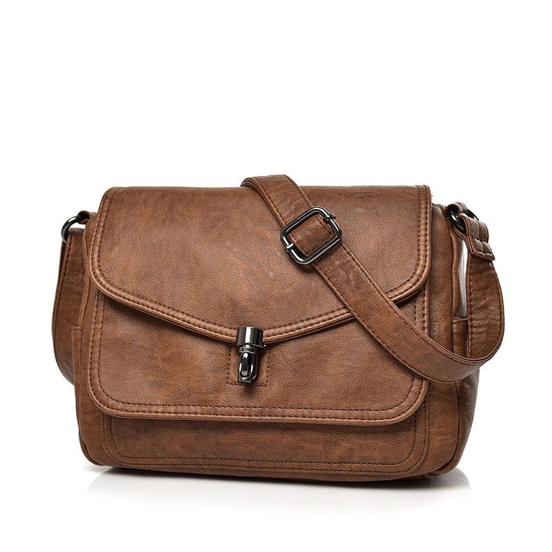Brand High Quality Leather Handbags Crossbody Woman Messenger Bags