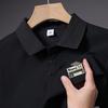 Новая летняя футболка Свободный крой Модный Воротник Короткий рукав POLO Топ Футболка