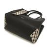 Daks Black Check Color Block Tote Bag Dcba0e122bk