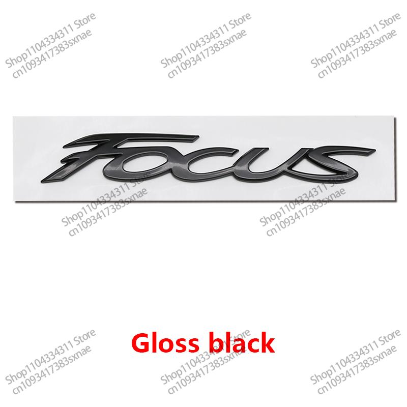 AJH1 1Pc 3D ABS Letter Rear Trunk Badge Emblem Replacement For Ford Focus MK3 MK4 MK6 MK7 Auto Tuning Exterior Styling Accessory