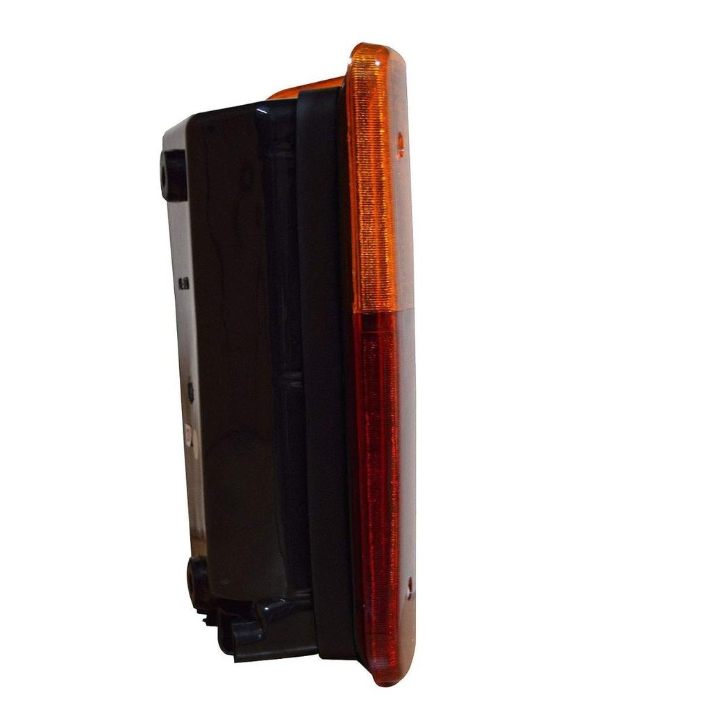 Комплект задних фонарей 24В для грузовика и микроавтобуса Mercedes – Совместим с Mercedes 508D, 608, L407 | Красные/Желтые линзы | 3 функции | Комплект из 2 штук (Левый + Правый)