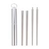 Metal Folding Chopsticks Travel Serving Utensils Outdoor Cutlery 304 Stainless Steel Concise Style