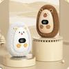 Digital Display Plush Hand Warmer Adjustable 3 Temperature Pocket Heater  Indoor Use