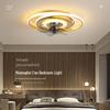 Modern Minimalist Smart Ceiling Fan Light for Living Room and Bedroom