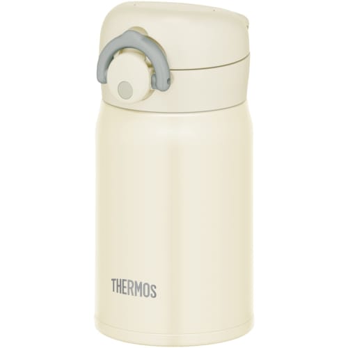Thermos Бутылка для воды с вакуумной изоляцией, дорожная кружка 250 мл, натуральный белый JOP-250 NW
