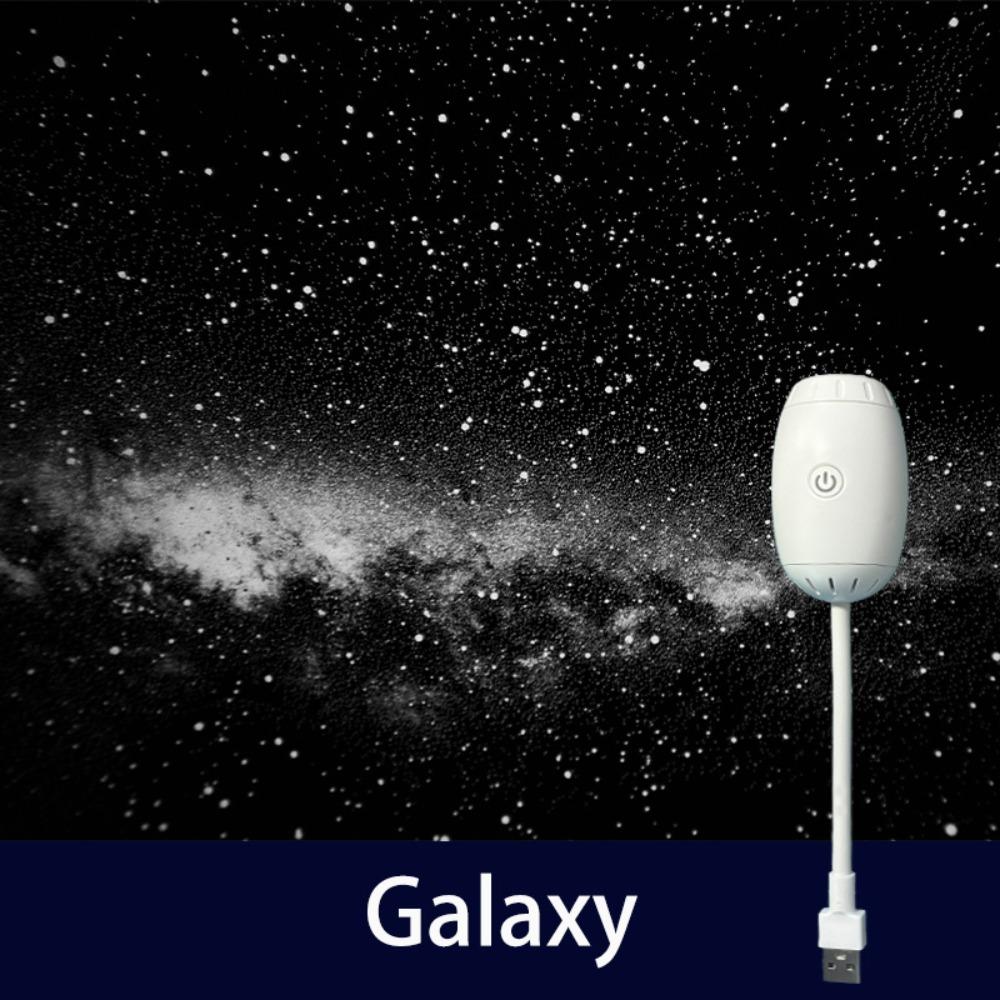 Large Range Projection Galaxy Projector Adjustable Focus USB Night Light Home Gaming Decor