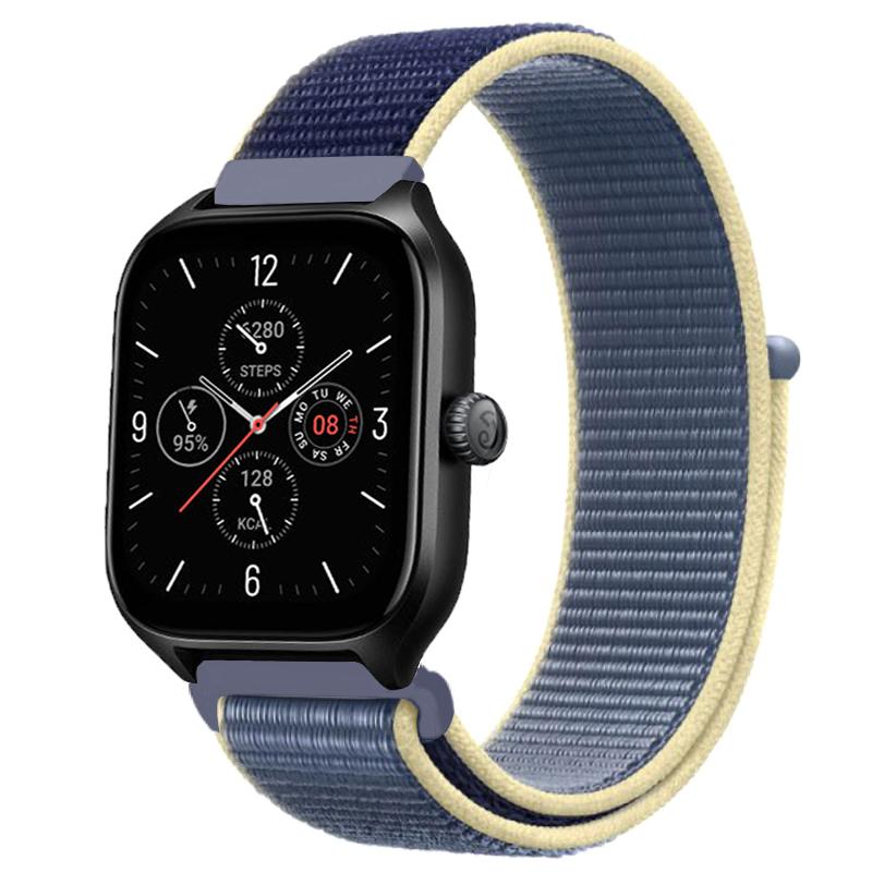20 мм 22 мм Нейлоновый ремешок для Amazfit Balance 2 1/GTR 4 3 Pro 47 мм/Bip 6 5 Спортивный ремешок Correa для Amazfit Active 2/GTS 4 3 Ремень