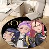 1pc KPop Demon Hunters13 Design Printed Area Round Carpet for Bedroom Living Room Home Decor Rugs Mat Non Slip Mat Rug for Bedside