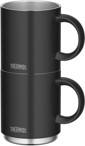 Термос Thermos с вакуумной изоляцией, 450 мл, черный, JDS-451 BK