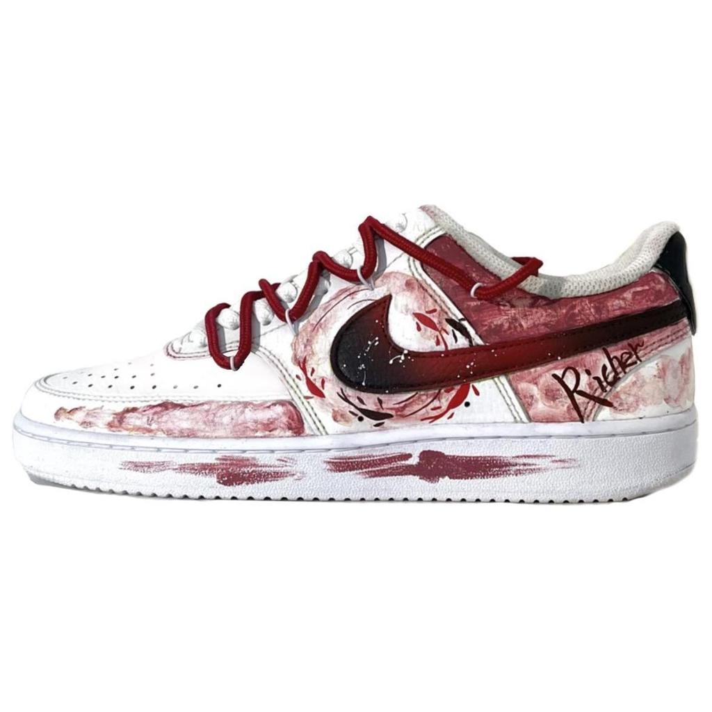 Nike Кроссовки для скейтборда Court Vision 1 Low top Мужские Черный Красный Белый DH2987-101(Команда61-)