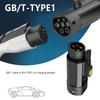 Адаптер GBT на Type1 32A 7,2 кВт, Конвертер для зарядки GB/T Female на J1772 Type 1 Female, Разъем зарядного устройства для электромобилей для Ford Chevrolet