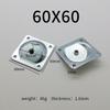 Modern Heavy Duty Metal/ferrum Table Leg Brackets Furniture Fixing Plates for Living Room Bedroom Home Office Sofa Kitchen