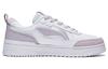 Li Ning Tianji 2.0 Comfortable Abrasion Resistant Breathable Low top Skateboard Shoes Women's White Purple AGCT212-4