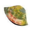 Модная панама в уличном стиле с градиентным узором тай-дай, двусторонняя