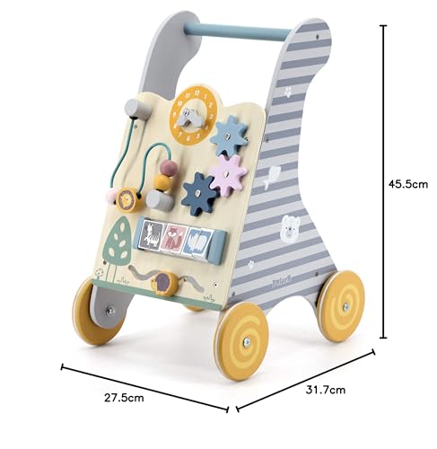 Ходунки VIGA PolarB для малышей, 31,7 x 27,5 x 45,5 см, Опора для ходьбы, Деревянная игрушка, TYPR44028