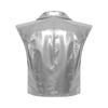 Mens Metallic Shiny Club Vest