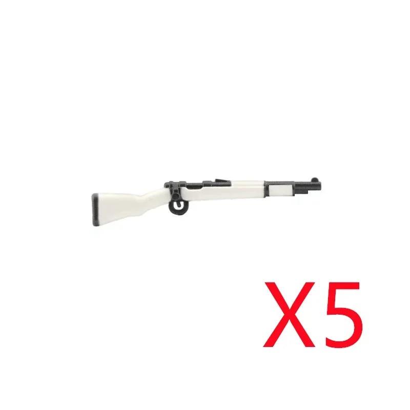 5 СМ Вторая мировая война Военные строительные блоки Американские Немецкие Советские Фигурки солдат Оружие Аксессуары Пистолеты Пистолет Снайперский ремень Мини-кирпичики MOC