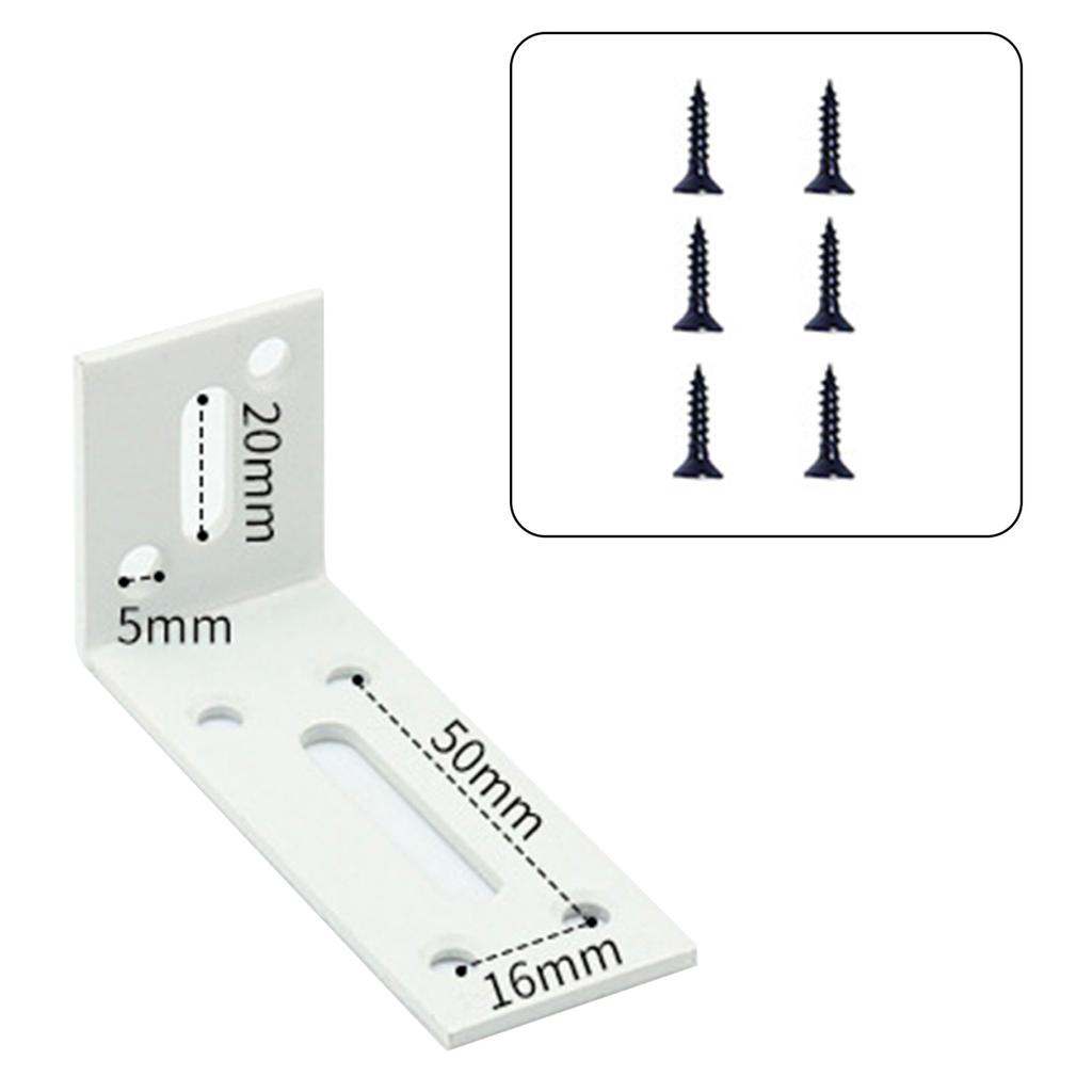 Прочные кронштейны для полок L-образной формы 60x120 мм, 40x80 мм, кронштейн из холоднокатаной стали, прочный угловой кронштейн
