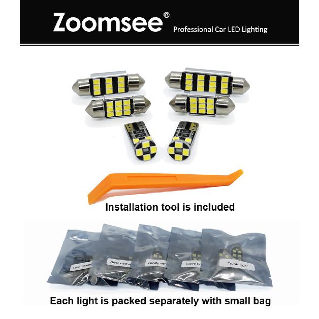 Zoomsee For BMW E87 E81 F20 E36 E46 E90 E91 E92 E93 F30 F31 E39 E60 E61 F10 F11 F12 F06 E38 E63 E65 E66 Interior LED Light KitTurn Signal 2