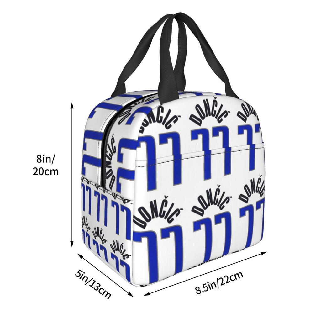 Luka Doncic Insulated Lunch Bag for Kids School Cooler Thermal Food Box Tote Portable Lunch Boxes Container