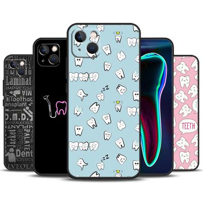 Чехол для iPhone 16 15 14 13 12 11 Pro Max Plus X XS Max XR 7 8 с рисунком стоматолога, зубной щетки, медсестры, аксессуары