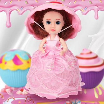 1PC Cup Cake Doll Play House Детский игрушечный торт Mini Surprise Doll Mini(Случайная доставка)