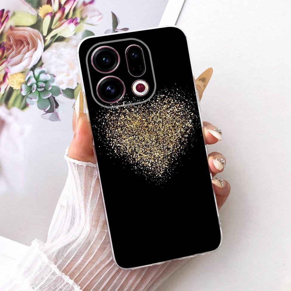 Clear For Oppo Find X9 Case Cover Cute Cat Fashion Butterfly Luxury Painted Soft Casing For Oppo CPH2797 PLJ110