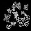 12 Assorted Butterfly Charms Pendant Findings Necklace Earring Dangle