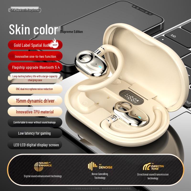 Douyin JM18 Поворотные Спортивные Bluetooth-наушники с заушинами Открытого типа
