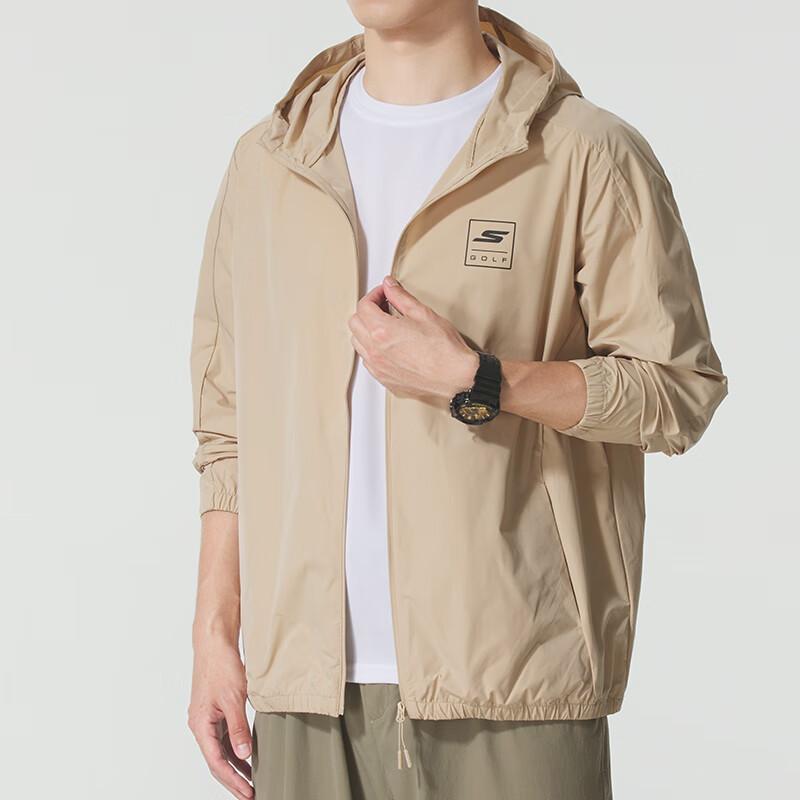 Skechers Jackets Unisex Cream Beige White/00NA Hooded Moderate Other P225U136-00NA